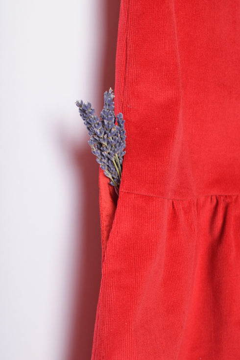 Sarafan cu dantelă la gât