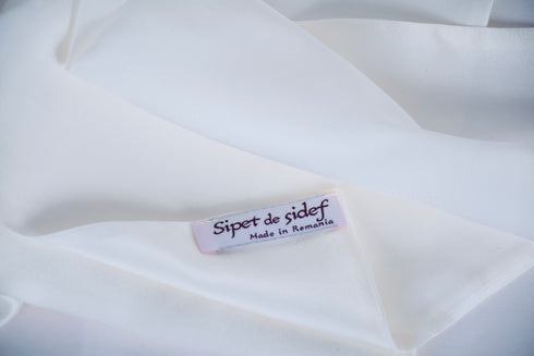 Față de pernă din mătase naturală - ivoire