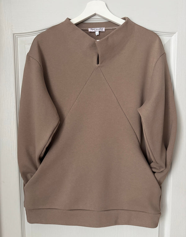 Bluză lejeră cu buzunare