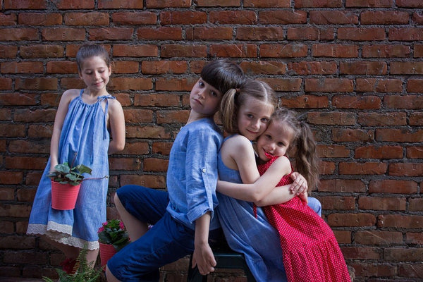 Bluză de vacanță băieți bleu