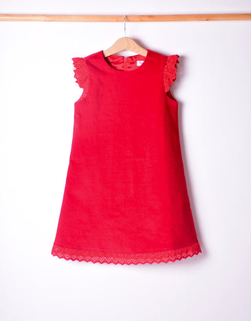 Sarafan cu aripioare dantelate