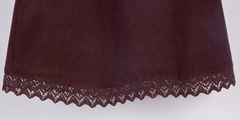 Rochiță cu mâneci 3/4 și borduri dantelate