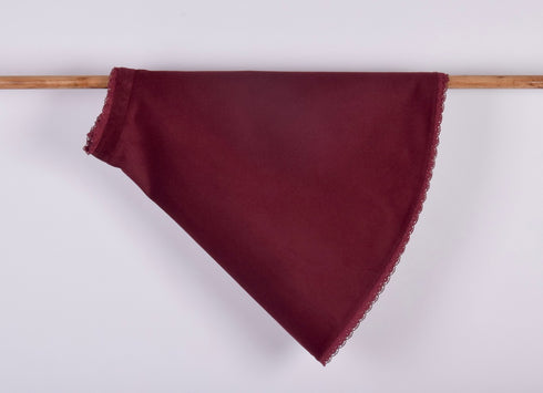 Fustă semi-cloche cu dantelă