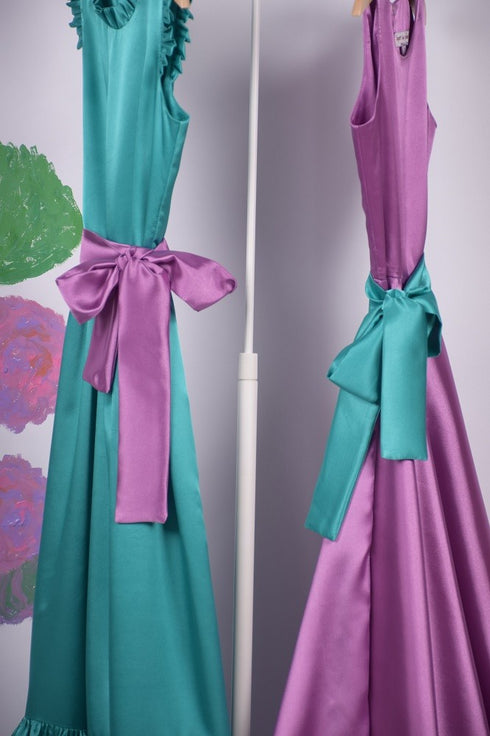Duo rochițe de joacă Turquoise - Lila