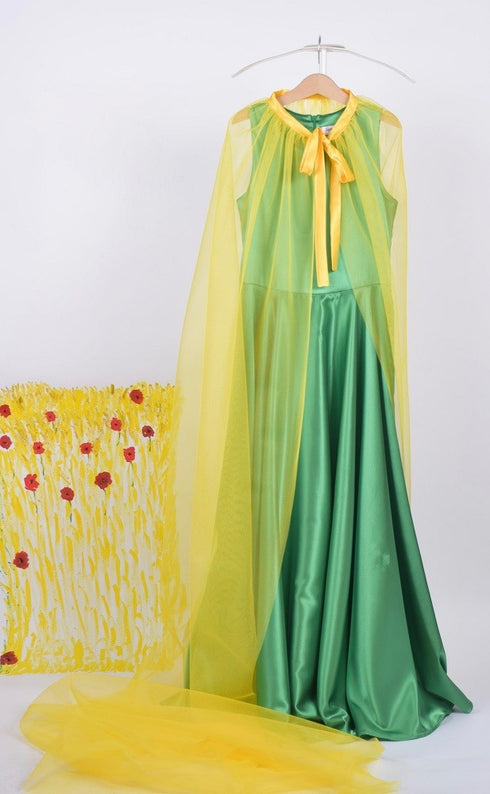 Duo play dresses Light green - Yellow