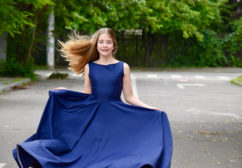 Rochie Blue - lungă
