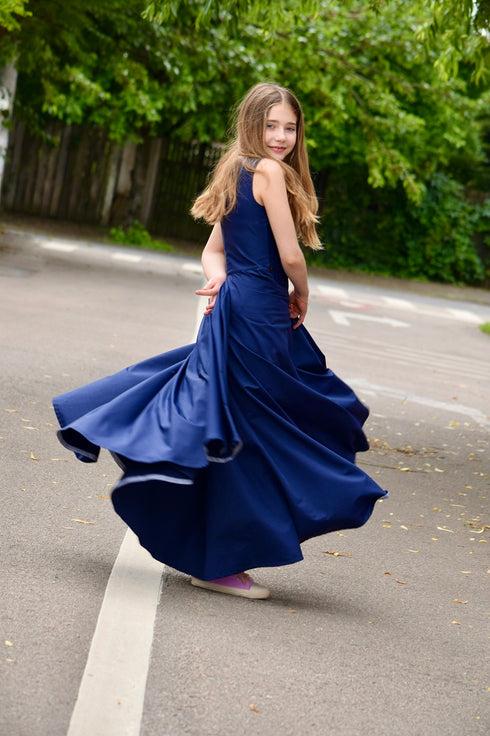 Rochie Blue - lungă