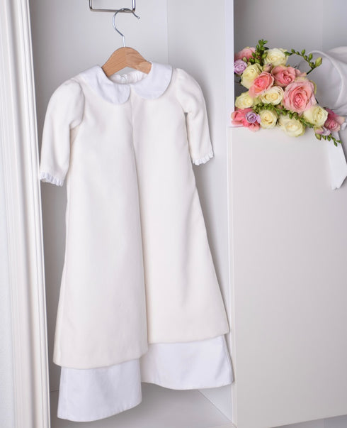 Rochița de botez ivoire