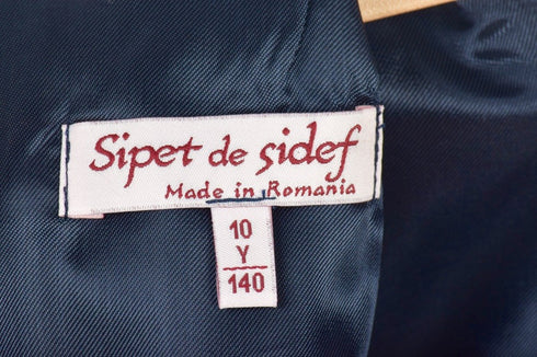 Rochiță cu mâneci 3/4 și borduri dantelate