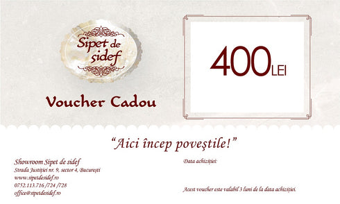 Voucher Cadou - 400 lei
