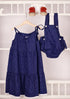 Spielhosen buline mici - bleumarin